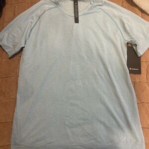 lululemon athletica Men's Light Blue Shirt